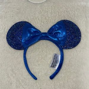 Blue Minnie Mouse Ears